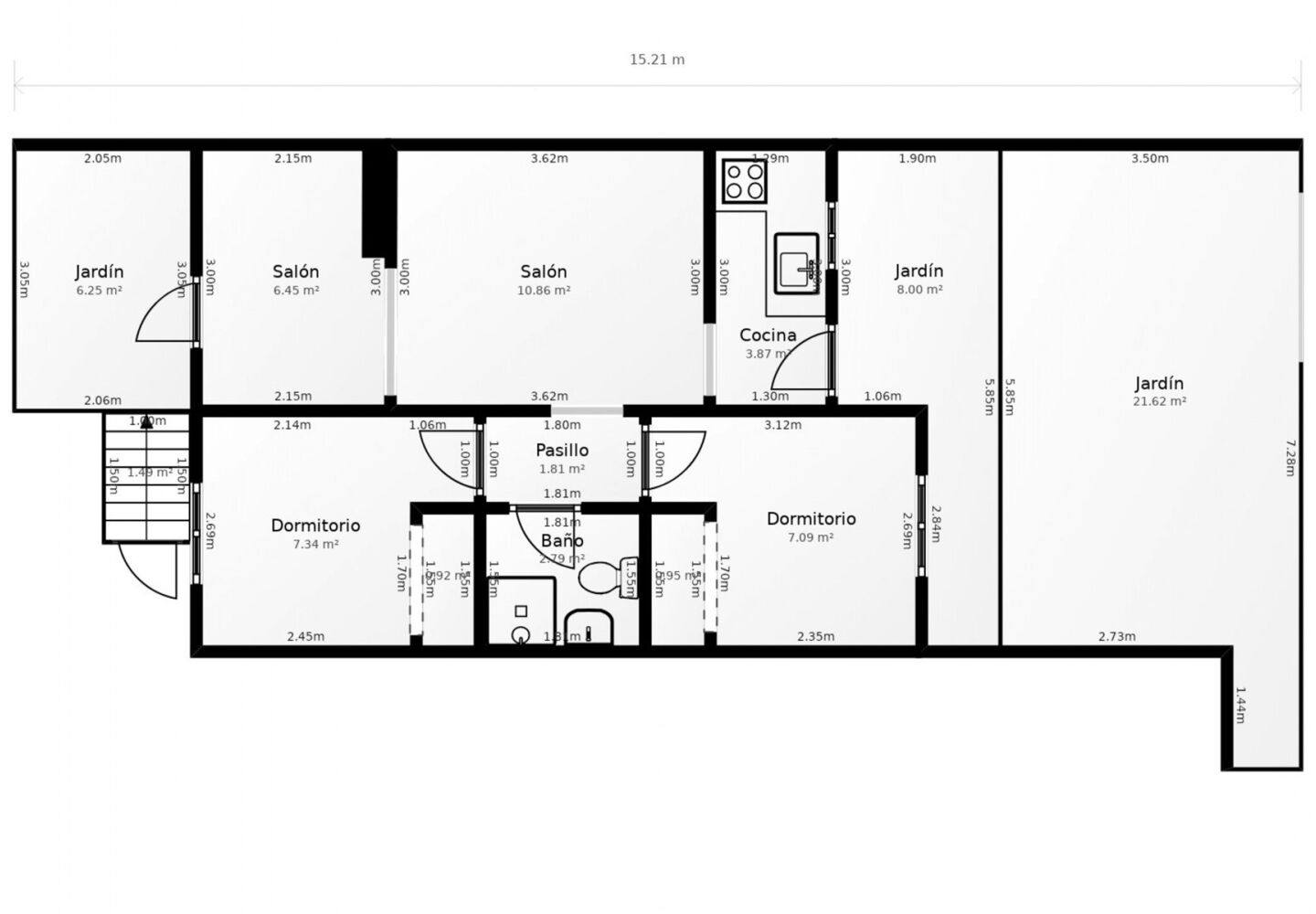 Bungalow te koop in Moraira